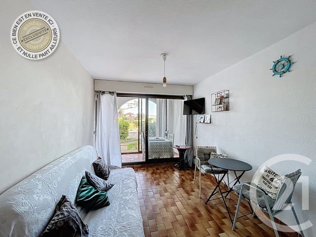 Appartement Studio cabine à vendre - 2 pièces - 21.59 m2 - LE BARCARES - 66 - LANGUEDOC-ROUSSILLON - Century 21 Côte Catalane Immobilier