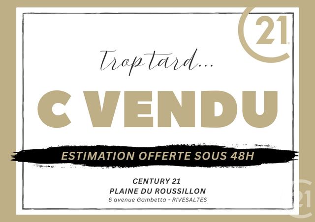 Maison à vendre RIVESALTES