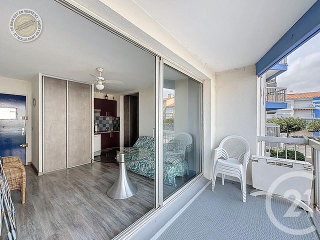 Appartement F2 à vendre - 2 pièces - 25.37 m2 - LE BARCARES - 66 - LANGUEDOC-ROUSSILLON - Century 21 Côte Catalane Immobilier