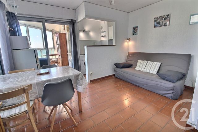 Appartement Studio cabine à vendre - 2 pièces - 24.4 m2 - CANET EN ROUSSILLON - 66 - LANGUEDOC-ROUSSILLON - Century 21 Côte Catalane Immobilier