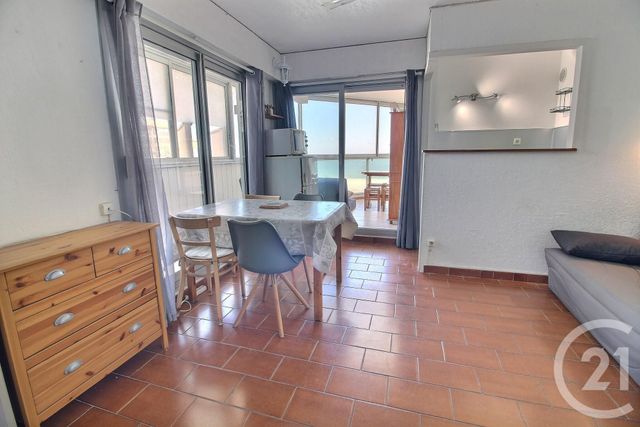 Appartement Studio cabine à vendre - 2 pièces - 24.4 m2 - CANET EN ROUSSILLON - 66 - LANGUEDOC-ROUSSILLON - Century 21 Côte Catalane Immobilier