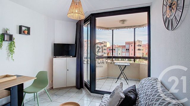 Appartement F1 bis à vendre - 2 pièces - 23.37 m2 - LE BARCARES - 66 - LANGUEDOC-ROUSSILLON - Century 21 Côte Catalane Immobilier